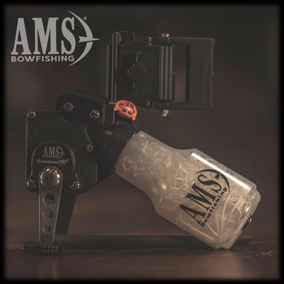 Carrete de pesca con arco izquierdo AMS BOWFISHING Retriever TNT (610-23-LH) Foto 4 de 4