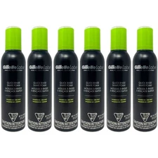 6 Pack - Gillette Labs Quick Rinse Shave Foam, Vitamin B3 + Sea Kelp, 8.1oz