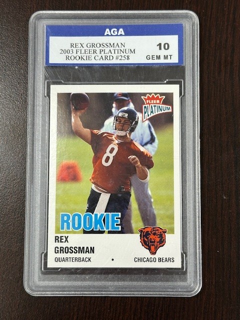 Rex Grossman Fleer Platinum #258 Base