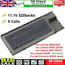 Laptop Battery For DELL LATITUDE D620 D630 D640 TC030 PC764 Precision M2300 UK
