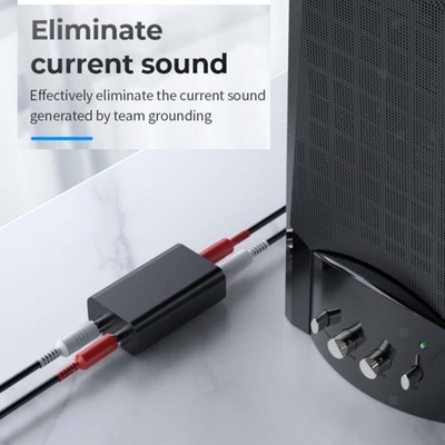 Ground Loop Noise Isolator Denoiser Cinch-Anschluss AUX für Audio Home Car