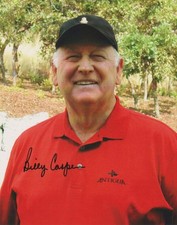 BILLY CASPER hand-signed WONDERFUL 8x10 COLOR GOLF CLOSEUP authentic UACC RD COA