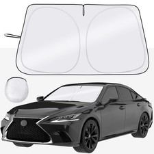 Windshield Sun Shade Car Sun Shade Windshield, Reflector Sunshade Offers Ult...