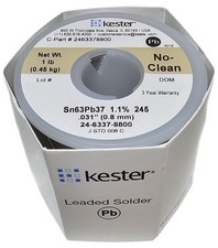 Kester (1) Pack - 24-6337-8800, "Tan" Label (No-Clean) 