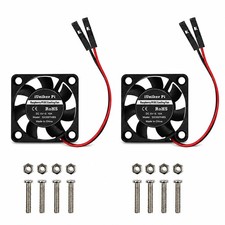 Raspberry Pi 4 Cooling Fan - 30x30x7mm Brushless CPU Fan 2-Pack 