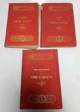  BIBLIOTECA DELLE GIOVANETTE,3 Vecchi Libri,1889,1890-STORIA DI GIULIETTA...