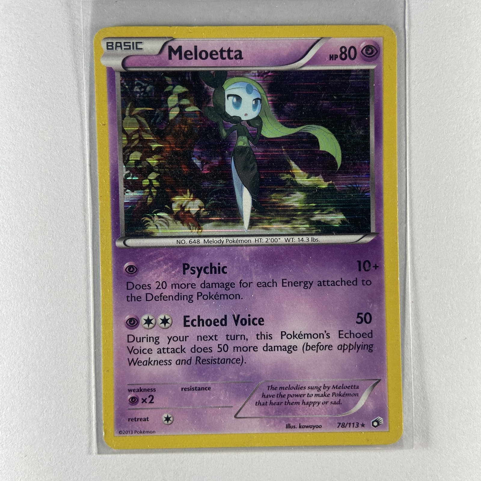 Meloetta 78/113 Legendary Treasures Pokemon HP Buy 2+ Save Up To 15%