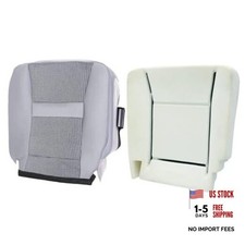 Driver Side Bottom Cloth Seat Cover and Bottom Foam Cushion Compatible with