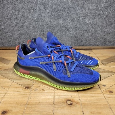 Adidas 4D Fusio Sneakers Men s Size 12.5 Bold Blue Light Flash Yellow H04509