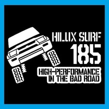 Hilux Surf 185 Cutting Sticker Toyota SURF