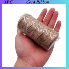 Jute Twine String Rope 100M Natural 2mm Vintage Cord String DIY Crafts Gift