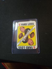 1971 Topps Game Inserts Bart Starr #50 Packers 6 Yard Loss HOF