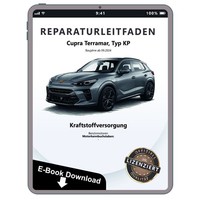 Cupra Terramar KP Ab 2024 Kraftstoffversorgung Benzin Reparaturleitfaden E-Book