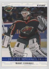 2002-03 ITG Be A Player Memorabilia Sapphire 11/100 Manny Fernandez #92 1s8
