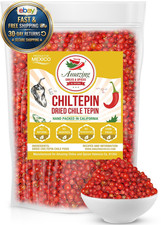 Dried Chiltepin Peppers (Chile Tepin) &ndash; 1oz Bag - Great For Use with Seafood, Sa