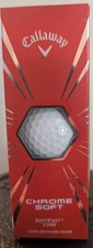 Callaway Chrome Soft Golf Balls SoftFast Core White 3ct