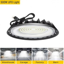 500W UFO Led High Bay Light Warehouse Factory Commercial Industrial Light 6000K