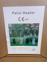 Radiant patio heater 15kw Silver fleck