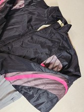 Vintage 80s/90s Nike Grey Tag Windbreaker Jacket Size XL Thermal Lined Black