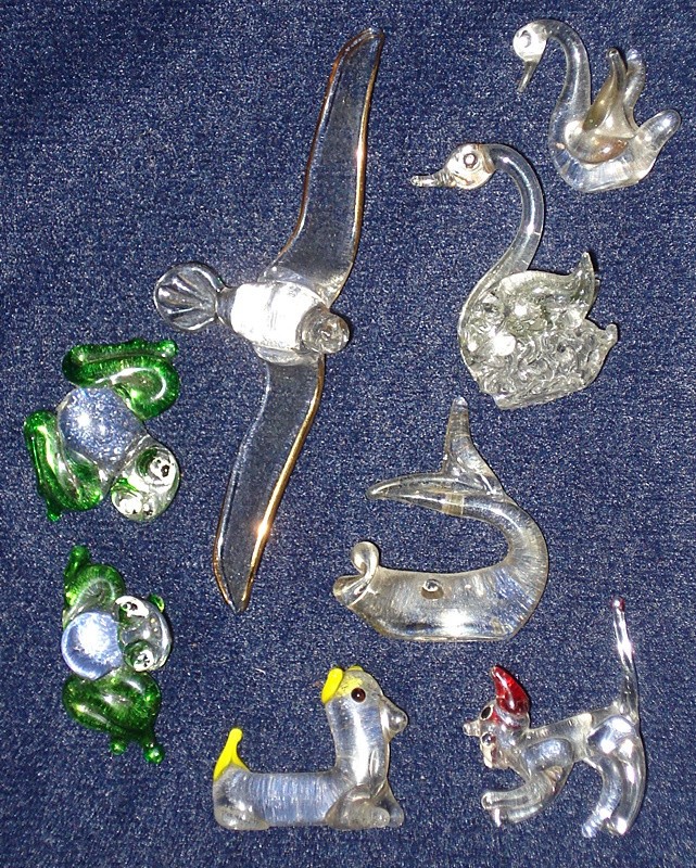 Variety! Blown Glass MENAGERIE