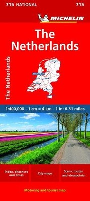 The Netherlands - Michelin National Map 715 by  Michelin - 9782067170629