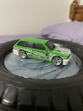 HOT WHEELS BMW GREEN M3 WAGON TEST RUN PROTOTIPO PNEUMATICI IN GOMMA COME NUOVI!