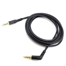1.5m Earphone Cable for Arctis Nova 1 Nova Pro Headphones Black Oxygen-Free