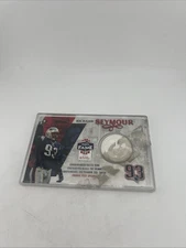 Raytheon Technologies Richard Seymour Silver Plated Patriots Hall of Fame Medall