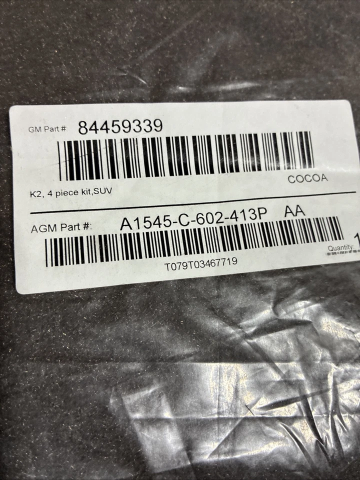 2015-2020 Chevy Tahoe Suburban GMC Yukon XL OEM Cocoa Carpet Floor Mats Set 4 Pc Foto 4 de 4