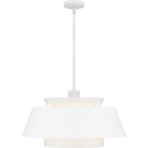 Matte White  Pendant from the Lumi Collection - Picture 3 of 6