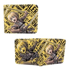 New Armin Arlelt Style A ATTACK ON TITAN BiFold Wallet AoT Shingeki no Kyojin