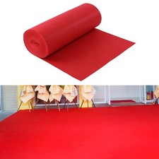 Red Carpet Runner Practical 19.7ft Walkway Red Carpet Easy to Use Non Slip