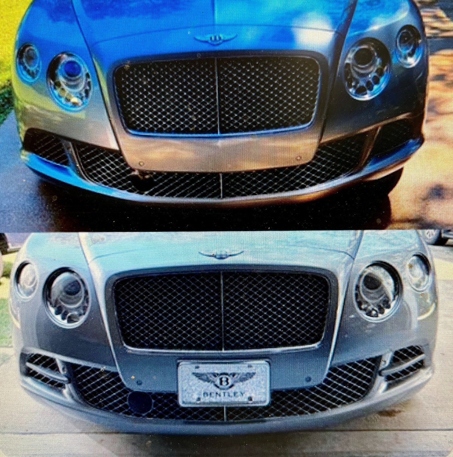 2012-2016 Bentley Continental GT W12 Air Guides Spears (Set) for front Bumper