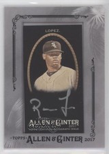 2017 Topps Allen & Ginter's X Auto Minis Framed Reynaldo Lopez #MA-RL Auto 0ws