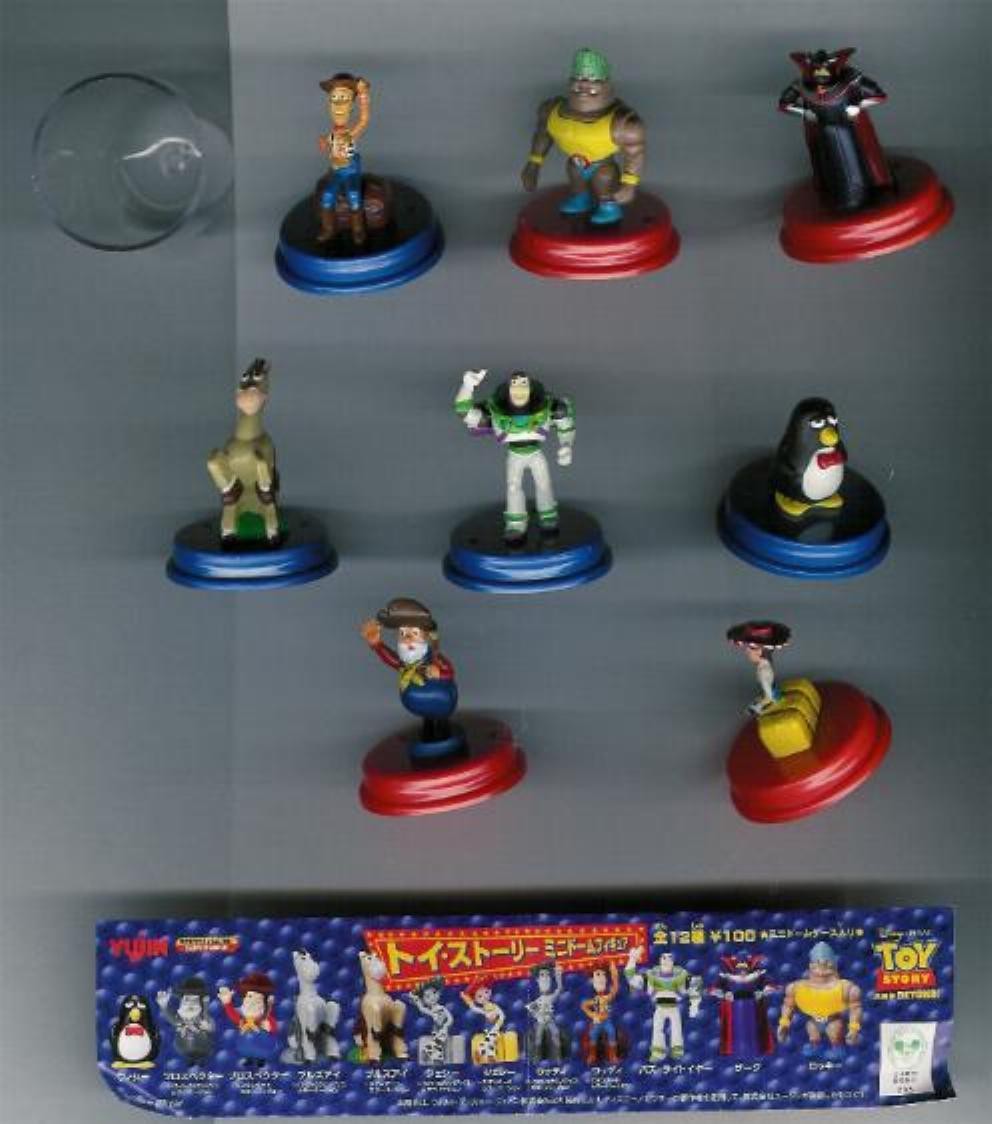 TOY STORY Gashapon Seltene Figuren SET 8 Figuren MIT KAPSEL Selten YUJIN Japan 5490₽