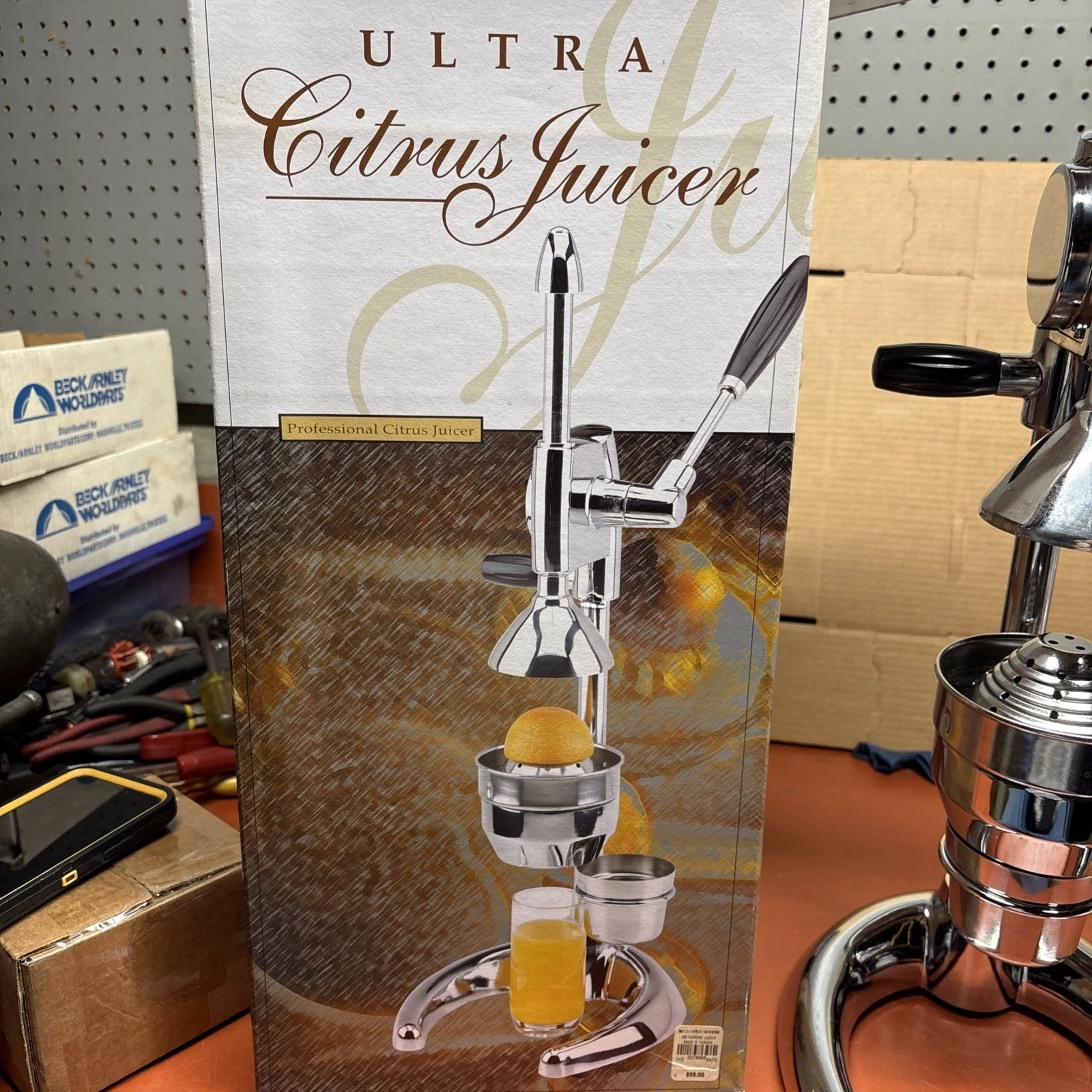 Professional Citrus Juicer Juice Press Manual Black Stainless Chrome
Opens in a new window or tab