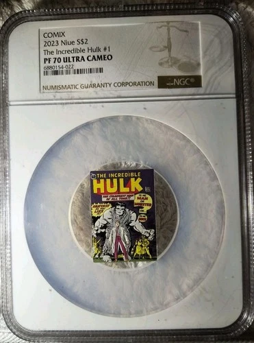 2023 Niue S$2 COMIX The Incredible Hulk #1 NGC PF70 Ultra Cameo