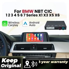 Wireless CarPlay Android Auto For BMW NBT CIC System 1 2 3 4 5 6 Series