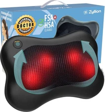 Shiatsu Back and Neck Massager with Heat - 3D Electric Kneading Deep Tissue Mass