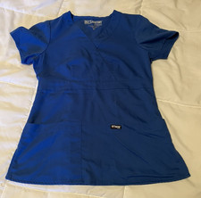 Grey's Anatomy by Barco  Scrub Top Royal Blue Women's Size XS