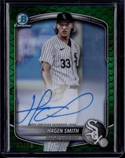 2025 Bowman Chrome Hagen Smith Green Reptilian Refractor Auto 83/99