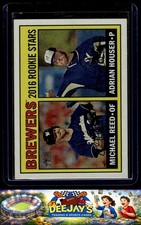 2016 Topps Heritage #259 Brewers 2016 Rookie Stars Michael Reed / Adrian Houser