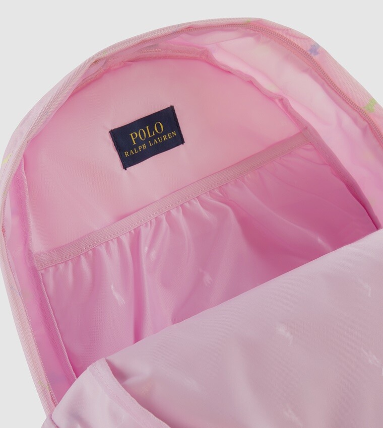 Polo Ralph Lauren Kid's Collegiate Print Logo Embroidered Backpack
