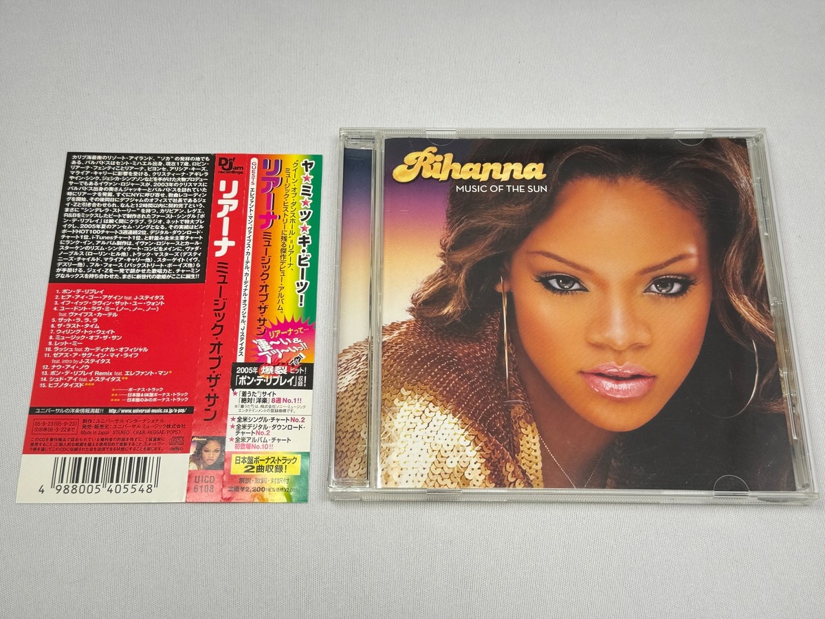 Rihanna Music of The Sun Japan Import Bonus Tracks UICD-6108 | eBay