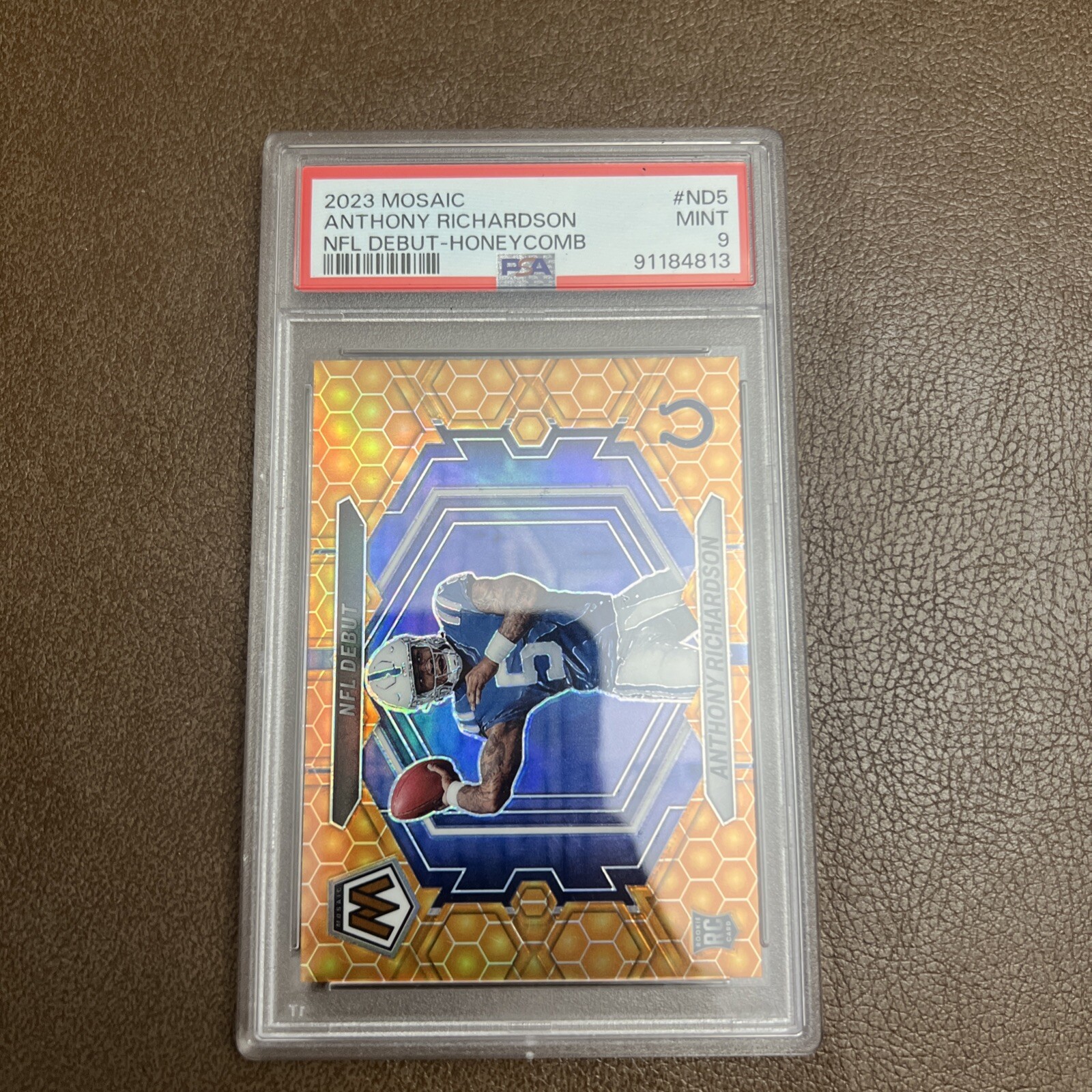 2023 Panini Mosaic - Rookies Anthony Richardson #282 Honeycomb Prizm (RC)