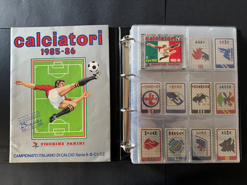 Figurine Calciatori Panini 1985 1986 Album Vuoto e Set Completo Bellissimo LEGGI