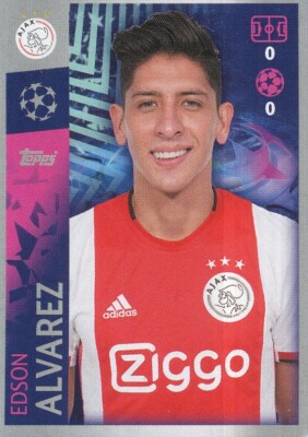 505 EDSON ALVAREZ # MEXICO AJAX TOPPS STICKER CHAMPIONS LEAGUE 2020
