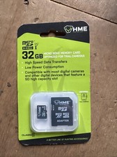 32GB Micro SDHC Memory Card Class 10 W/SD Adapter HIGH SPEED CAPACITY  .