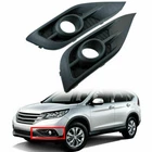 FRONT FOG LIGHT COVER DRIVING LAMP BEZEL TRIM FIT FOR HONDA CRV 2012-2014