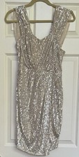 Champagne Sequin Mini Dress - Taylor Swift Vibes - NWT